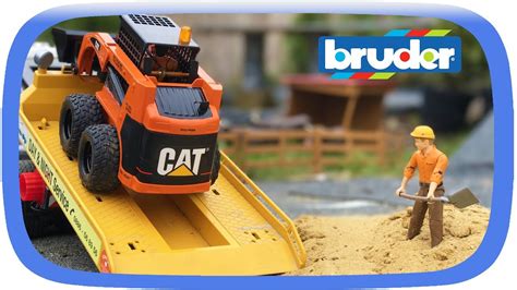 rc bruder skid steer bobcat|Construction RC models: unique BRUDER CATERPILLAR Skid .